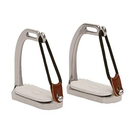 Korsteel Stainless Steelpeacock Fillis Knife Edge Stirrup Irons, 4.25"