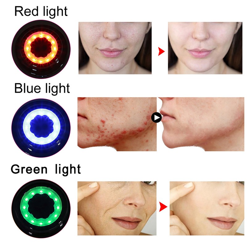 Photon Light Therapy Machine Vibration Face Lifting Tightening Face Care
