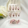 ONPRESS 24 Uñas Postizas De Verano, Almendradas Medianas, Con Diseño