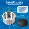 SX180HG Pool Sand Filter Drain Cap with Gasket – Thick