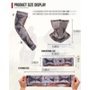 RIDEIRON Neck Gaiter and Arm Sleeves Set for Men &