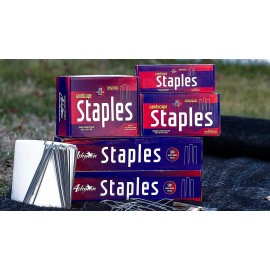 Ashman Online 50 -Ashman Heavy Duty & Anti Rust Galvanized Garden Stakes Landscape Staples