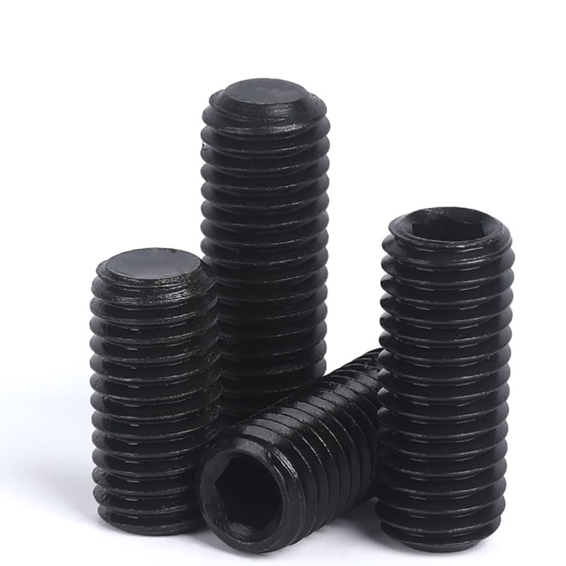 Set of 20 Hex Socket Set Screws M3 Screws Black