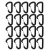 VOBOR Plastic Carabiner Set 20 Pieces Climbing Climbing Key Lock