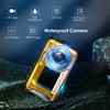 Aomdom Underwater Camera, Waterproof Digital Camera HD 2.7K Underwater Camera