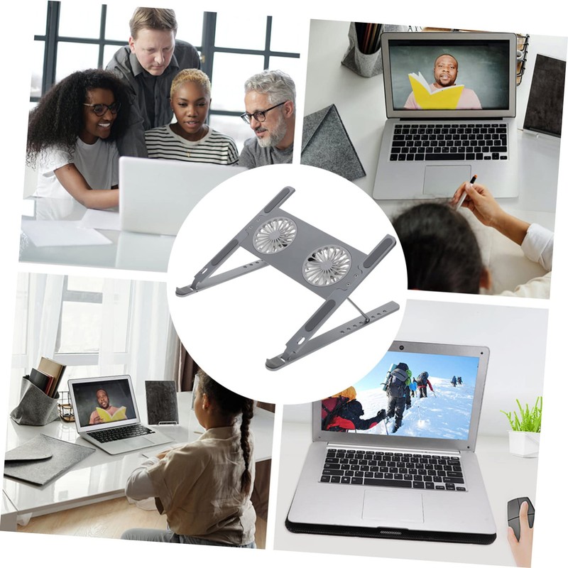 Mobestech Detachable Aluminum Laptop Cooling Pad 8 Gear Height Adjustment