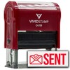 Rubber Stamp Sent (Mail Sent) Self-Inking (Red Ink) - Q-200