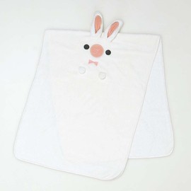 Skater TOH1-A Water Absorbent, Quick Drying, Hair Drying Towel, Rabbit, Animals, Length 15.7 x Width 39.4 inches (40 x 100 cm)