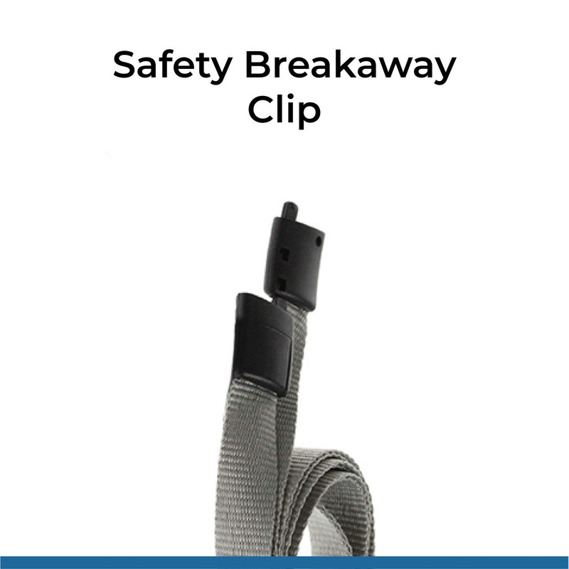 PCL Media ltd® Grey Lanyard for use with Rigid ID