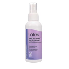 Lafe's Lafe's Natural Deodorant | 4 Ounce Whole Body Non-Aerosol Deodorant Spray | Aluminum, Paraben, & Baking Soda Free | Pure Lavender