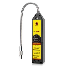 AMTAST Natural Gas Leak Detector Refrigerant Leak Detector with Audible & Visual Alarm Portable Halogen Gas Sniffer for Home Kitchen RV AC Leak Detector Locating Gases Like HFCs, CFCs, HCFCs WJL-6000