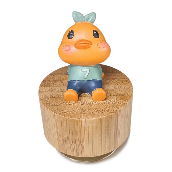 falado Mini Wooden Animal Rotary Music Box with Cute Chick
