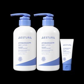 Astra [에스트라][더블]아토베리어365 바디로션 400ml*2EA [Astra][Double] Atobarrier 365 Body Lotion 400ml*2EA