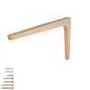 MS Beschläge Wooden Console Single or Pair Shelf Brackets Beech