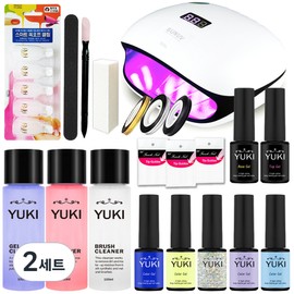 Yuki 48W 79 gel nail B set, 21 types, 2 sets / 유키 48W 79 젤네일 B세트, 21종, 2세트
