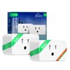 NOUS Wi-Fi Smart Plug 15A, Dual-Band 2.4GHz & 5GHz, Energy