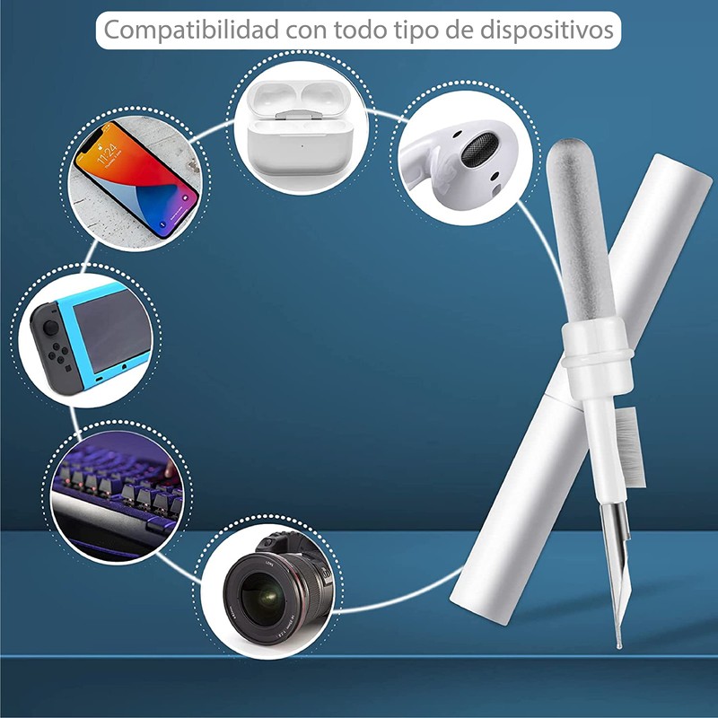 GEEN Kit de Limpieza Multifuncional - Limpieza de Teclados, Auriculares,