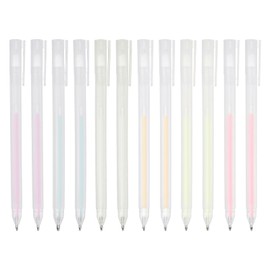 PATIKIL 12pcs Quick Dry Glue Pens Pink Purple Green Blue White Orange Ballpoint Roller Glue Pens Fine Tip Pen Sketch Lap Book Supplies Craft Skool Lap Book with Cap