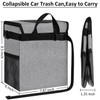 ELONGRIVER Car Trash Can Bin for Back Seat Leak Proof,