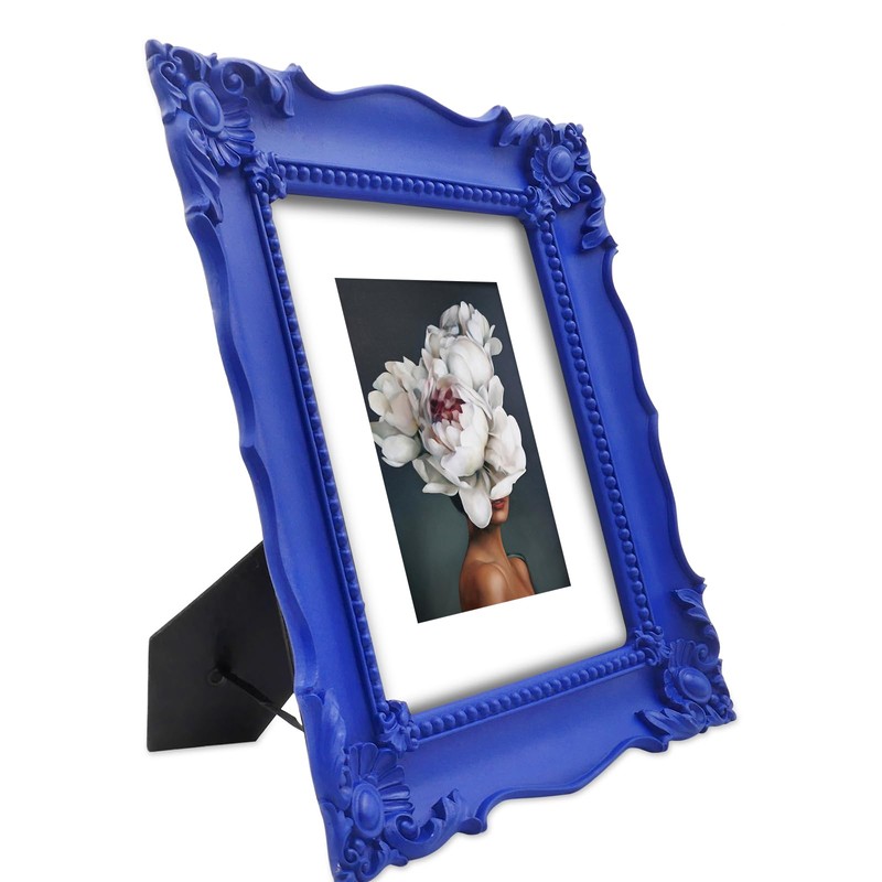SIMON'S SHOP 8x10 Picture Frame with Mat for 5x7 Photo,