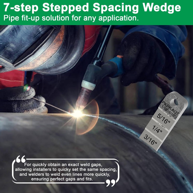 2Pcs 2130 Small Pipe Spacer Wedge Stepped Guage (3/4" x