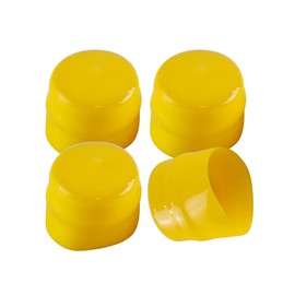 M143338 Rubber Wheel Axle Hub Caps Compatible with J-OHN Deere Huskee Poulan Crafstman Ryobi Roper Lawn Mower, Tractor, Snow Blower, Replaces M143338