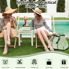 QOGiR Multipurpose Gym Beach Bag - Light Weight, Large, Sports (Honeydew, X-Large) …