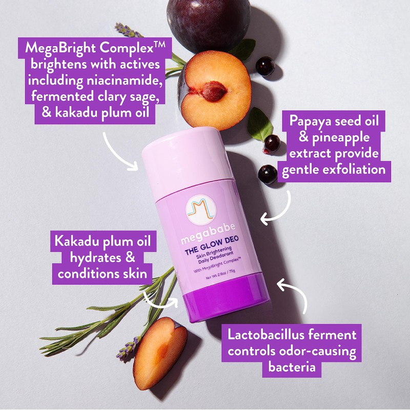 Megababe Daily Deodorant - The Glow Deo with 72 hour