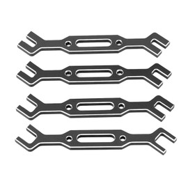 RC Ball Tie Rod Adjustment Wrench Aluminum Alloy 1/10 1/16 3.0mm‑6.0mm Model RC Car Repair Tool for Home Competition (Black)