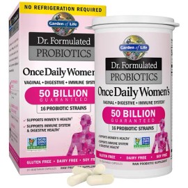 Suplemento Probiotico Garden Para Mujeres Sin Gluten 30 Pz Sin Sabor