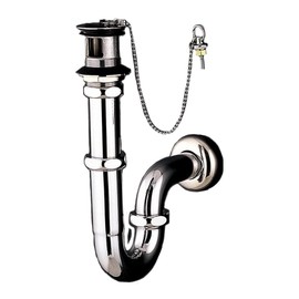 TOTO Wall Drain Fitting (1.3 inches (32 mm), P Trap, Rubber Stopper) T6P