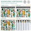 90 Inches Long Butterfly Flower Patterned Curtains Aesthetic Pretty Drapes
