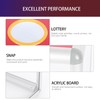 Cabilock Comment Box Clear Suggestion Box with Aluminium Frame Transparent