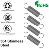GUNGY Tension Springs with Hooks Stainless Steel Tension Spring 60