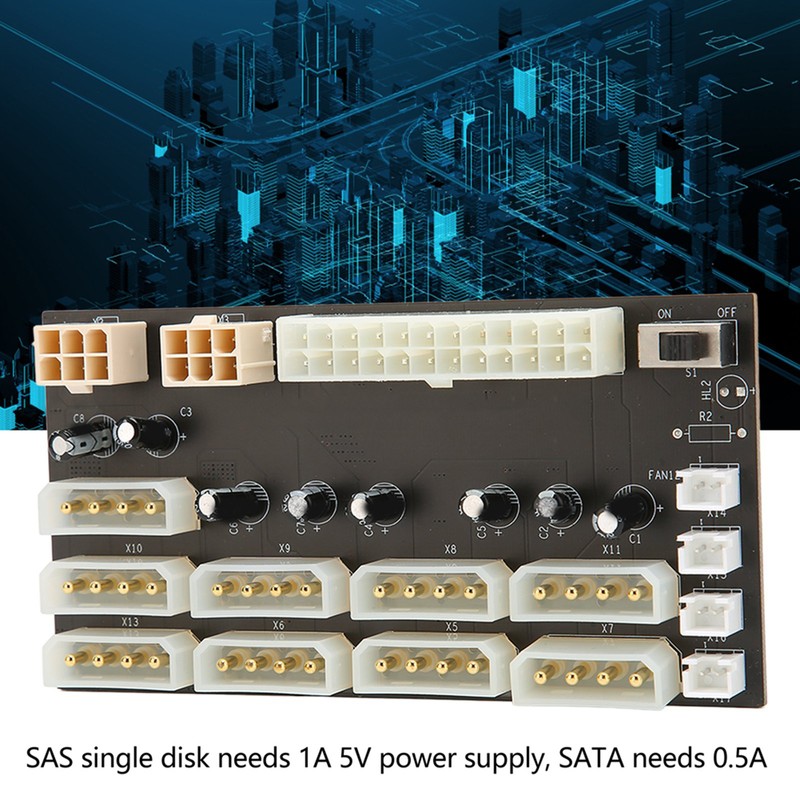 Hard Disk Power Module SAS SATA Multiple Drives Desktop Power
