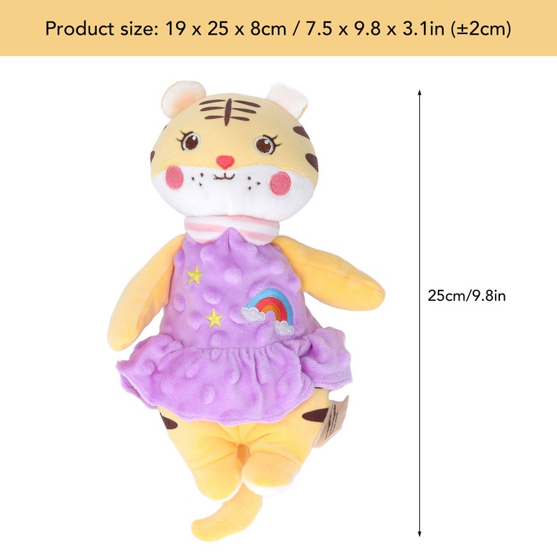 Plush Comfort Toy Teether Chewable 3D Granular Touch Cartoon Design