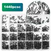 Zmbroll 1440 Pcs Black Laptop Screws M 1.2M 1.4M 1.7M