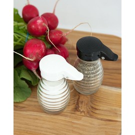 Shake It Free Shaker Glass Moisture Proof Humidity Free Salt, Pepper and Spice Shakers by Tumbler Home