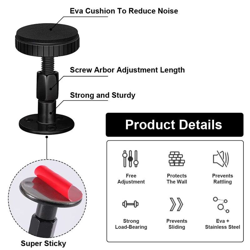 Pack of 4 Anti Shake Bed 46-64 mm Adjustable Anti-Shake