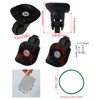 Bstinay 2 Pair 3.03 Inch Luggage Wheel W293 360 Degree