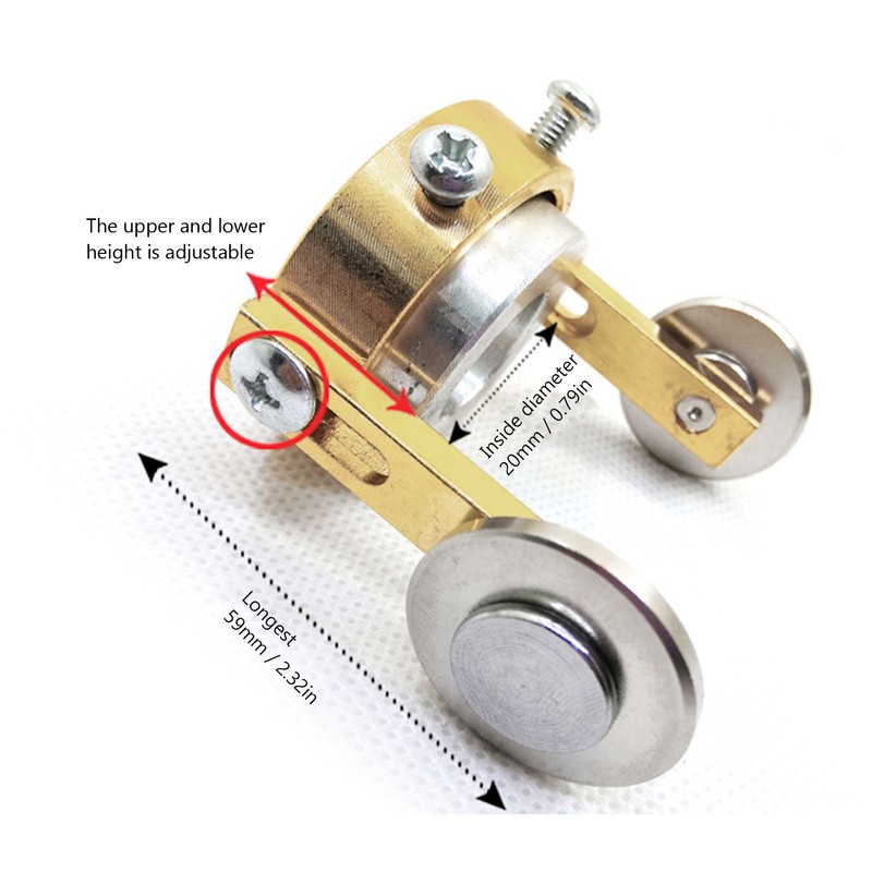 Plasma Cutter Roller Guide 39 to 59mm 20mm Inner Diameter