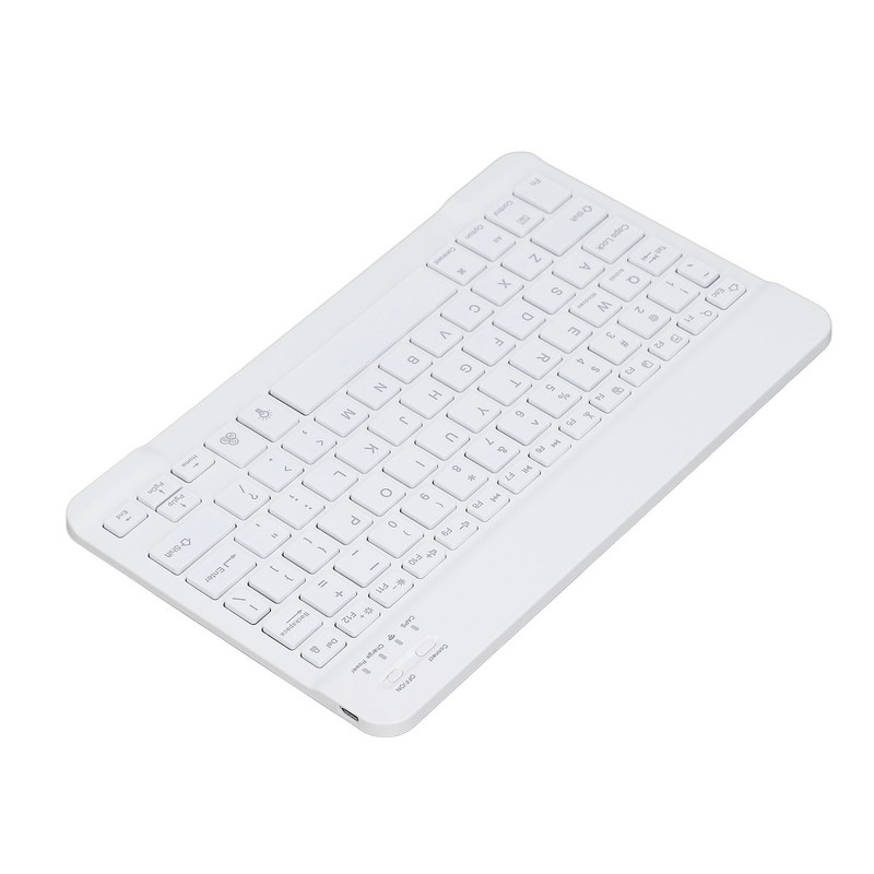 10.6in Backlit Keyboard Case RGB Detachable Keyboard PU Leather Protective