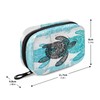 Sea Turtle Abstract Pill Box 7 Day Pill Case Travel