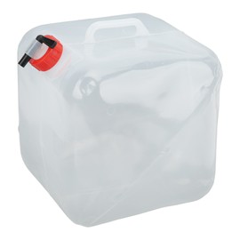 Collapsible Water Canister Portable Plastic Foldable Drinking Water Container with Tap Screw Cap for Travel Kitchen 20L