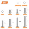 HELIFOUNER 146 Pieces M6 x 10mm /12mm /16mm /20mm /25mm