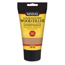 Minwax Color-Matched Wood Filler, Golden Oak, 6 oz