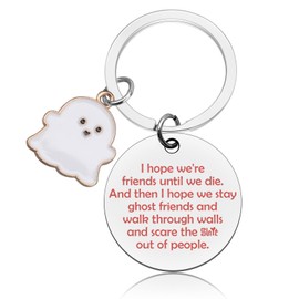 Best Friend Keychain Friend Birthday Gifts for Best Friends Bestie Bff Friendship Keychain Bestfriend Birthday Gifts for Women Bestie Long Distance Friendship Gift Graduation Leaving Going Away Gift