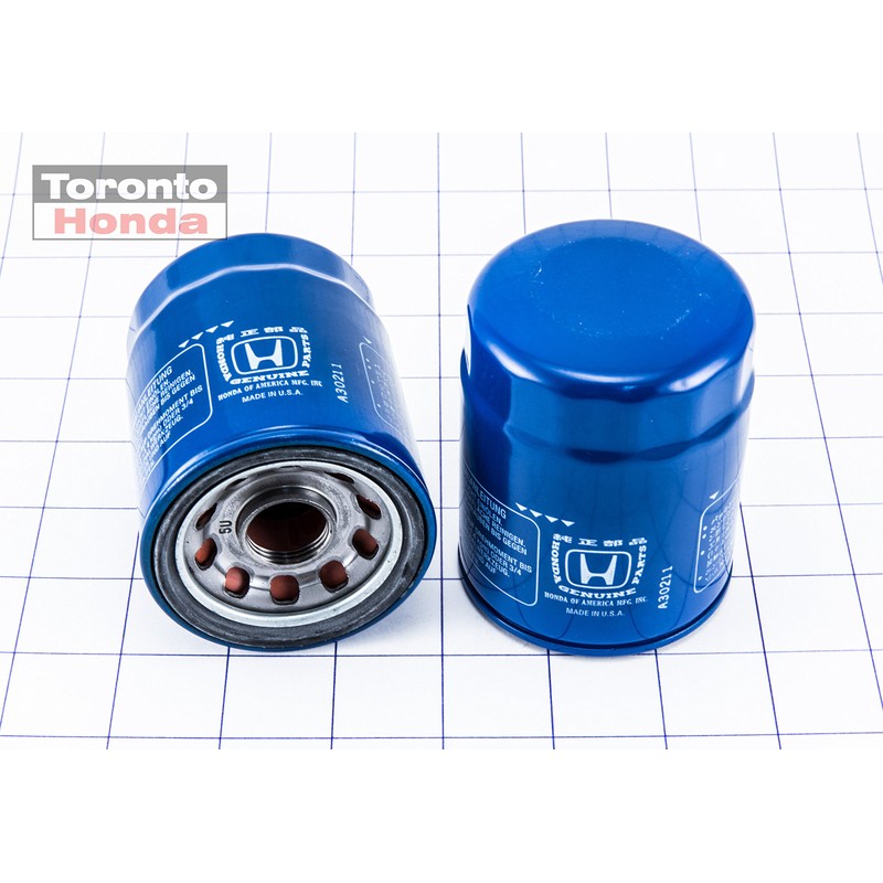 Genuine Honda 15400-PLM-A02 Oil (Honeywell) Filter, Blue