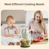 COOKZHOM Green Food Processor,500W Electric Meat Grinder with 8 Cup