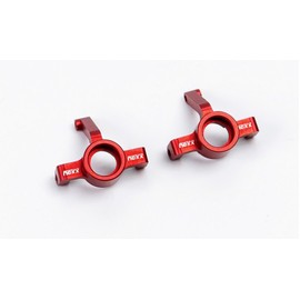 Helidirect Nexx Racing Aluminum Spindles - Remote Control Car, RC Car Upgrade Parts for Losi RC Car Micro-B 2WD Brushed Mini RC Buggy 1/24 Scale (RED | NX-459-R)